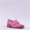Marco Moreo Maura Cut Out Dots Loafer - Pink Suede